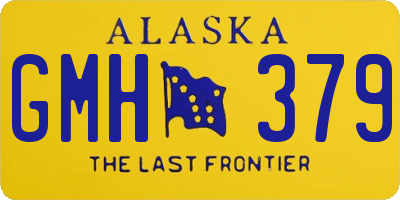 AK license plate GMH379