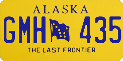 AK license plate GMH435