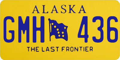 AK license plate GMH436
