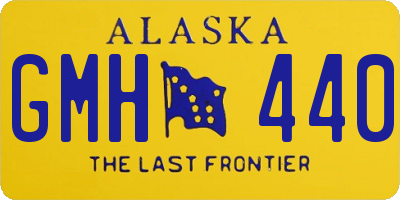 AK license plate GMH440