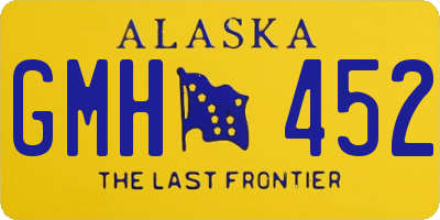 AK license plate GMH452