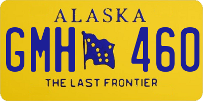 AK license plate GMH460