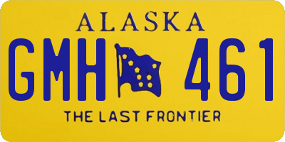 AK license plate GMH461