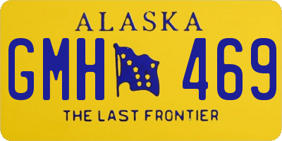 AK license plate GMH469