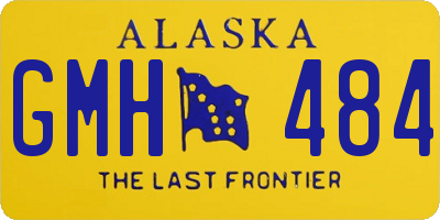 AK license plate GMH484