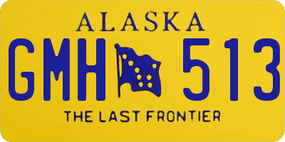 AK license plate GMH513