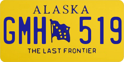 AK license plate GMH519