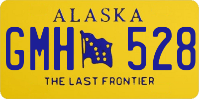 AK license plate GMH528