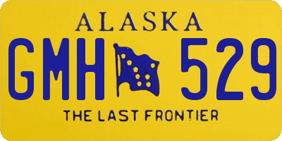 AK license plate GMH529