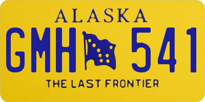 AK license plate GMH541