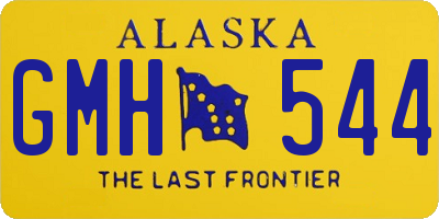 AK license plate GMH544