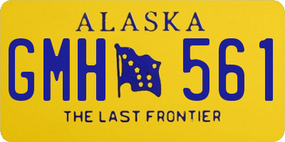 AK license plate GMH561