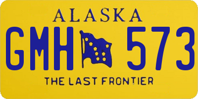AK license plate GMH573