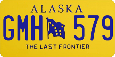 AK license plate GMH579