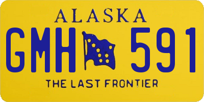 AK license plate GMH591