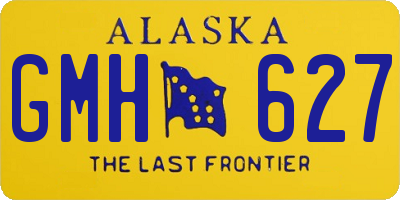 AK license plate GMH627