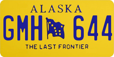 AK license plate GMH644