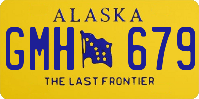 AK license plate GMH679