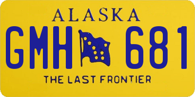 AK license plate GMH681