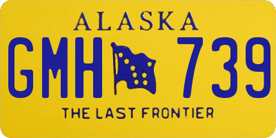 AK license plate GMH739