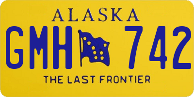 AK license plate GMH742