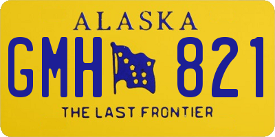 AK license plate GMH821