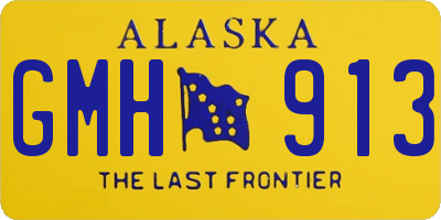 AK license plate GMH913