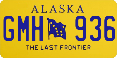 AK license plate GMH936