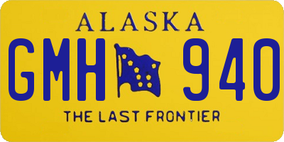 AK license plate GMH940