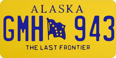 AK license plate GMH943