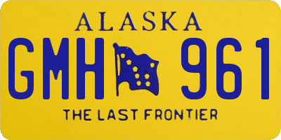 AK license plate GMH961