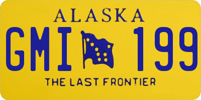AK license plate GMI199