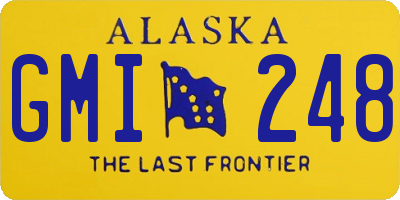 AK license plate GMI248