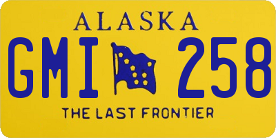 AK license plate GMI258