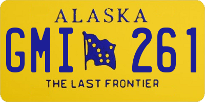 AK license plate GMI261