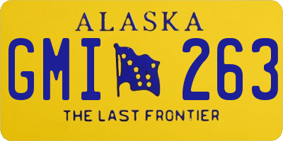 AK license plate GMI263