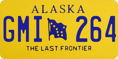 AK license plate GMI264