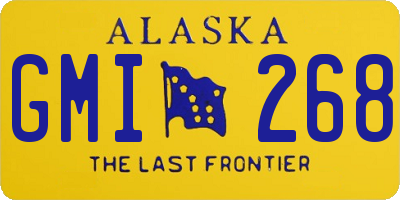 AK license plate GMI268