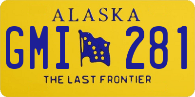 AK license plate GMI281