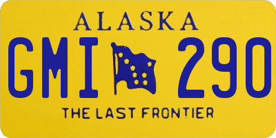 AK license plate GMI290