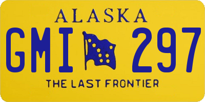 AK license plate GMI297