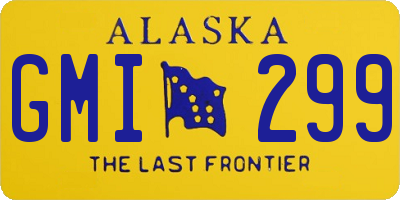AK license plate GMI299