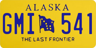 AK license plate GMI541