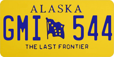 AK license plate GMI544