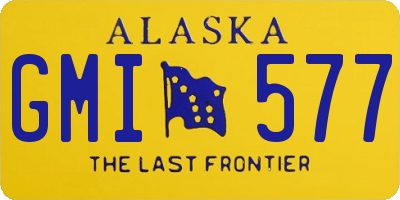 AK license plate GMI577