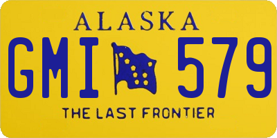 AK license plate GMI579