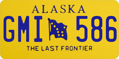 AK license plate GMI586