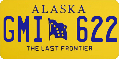 AK license plate GMI622