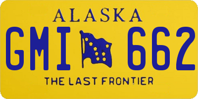 AK license plate GMI662