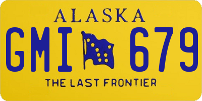 AK license plate GMI679